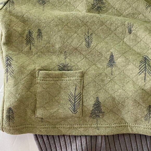 Grayson Collective Baby 2 Piece Outfit Set Tree Print Top Ribbed Leggings NEW - Picture 12 of 14